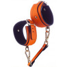 Generique Menottes de poignets Phosphorescentes Luminous Orange